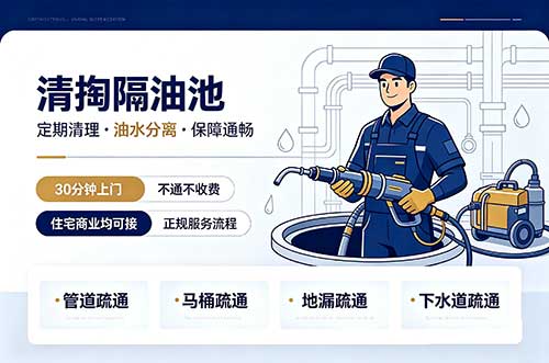 厦门清掏隔油池